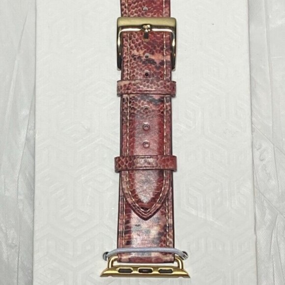 Apple Watch Band Sz38-40mm Simply Southern 2-Piece Leather Snake Skin Design - Picture 4 of 6